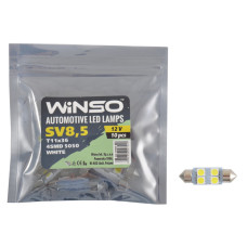 Автолампа Winso LED 12V SMD SV8.5 T11x36, 10шт 127420