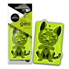 Ароматизатор Aroma Car Cellulose Geo Cat - Green Matisse Morning сухий