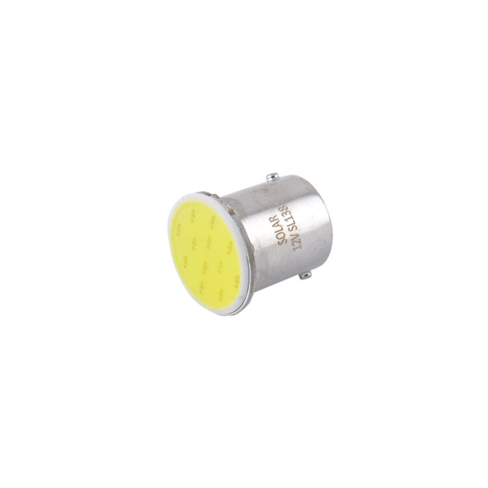 Автолампа Solar LED 12V G18.5 BA15s white, 2шт