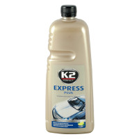 Автошампунь K2 Express Plus з воском жовтий 1л