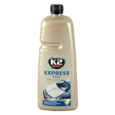 Автошампунь K2 Express Plus з воском жовтий 1л