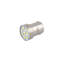 Автолампа Solar LED 12V G18.5 BA15s 8SMD white, 2шт