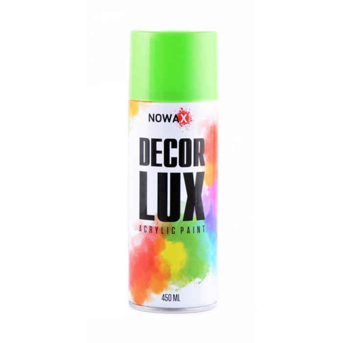 Фарба флуоресцентна Nowax Spray зелена 450мл