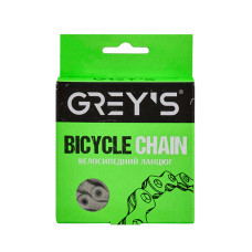 Ланцюг велосипедний Grey's 11шв. SLA1110 NP Silver, 112ланок