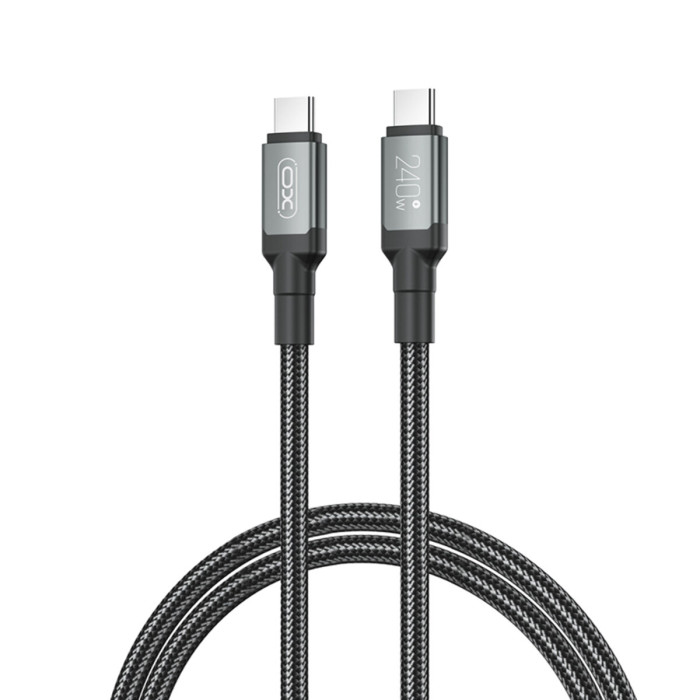 Кабель XO High Power Type-C to Type-C 240W 1м чорний