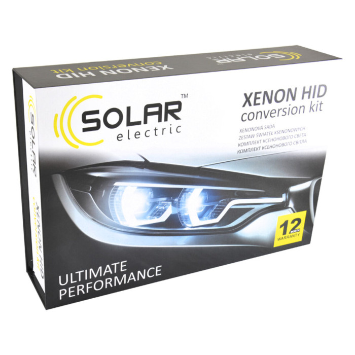 Комплект ксенону Solar H4 6000K 85V 35W P43t-38 KET+Ballast+Wire, 2шт