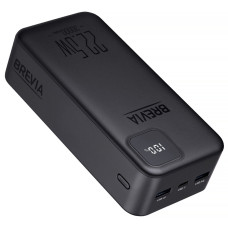 Повербанк (Power Bank) Brevia 30000mAh 22,5W Li-Pol, LCD чорний