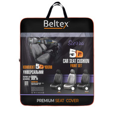 Комплект, 5D чохли для передніх сидінь Beltex Sierra, grey 2шт