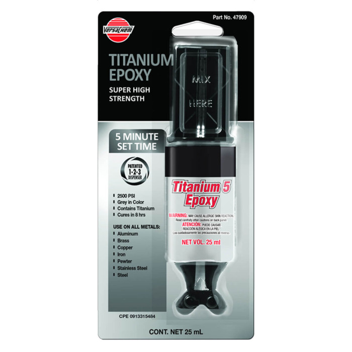 Клей для металу Versachem Titanium 5 Epoxy 25мл