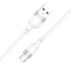 Кабель Brevia USB to Type-C 2,4А 1,2м, білий box (52120WUCC1)