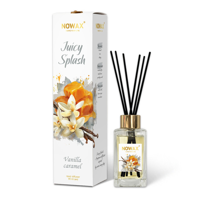 Аромадифузор з паличками Nowax Juicy Splash - Vanilla Caramel 90мл