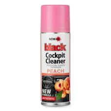 Поліроль для панелі приладів Nowax Cockpit Cleaner Spray Персик, 200мл