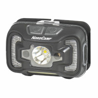 Ліхтар налобний Nord Camp 260Lm, 5W CREE XTE+COB, 3xAAA, з сенсором білий/червоний