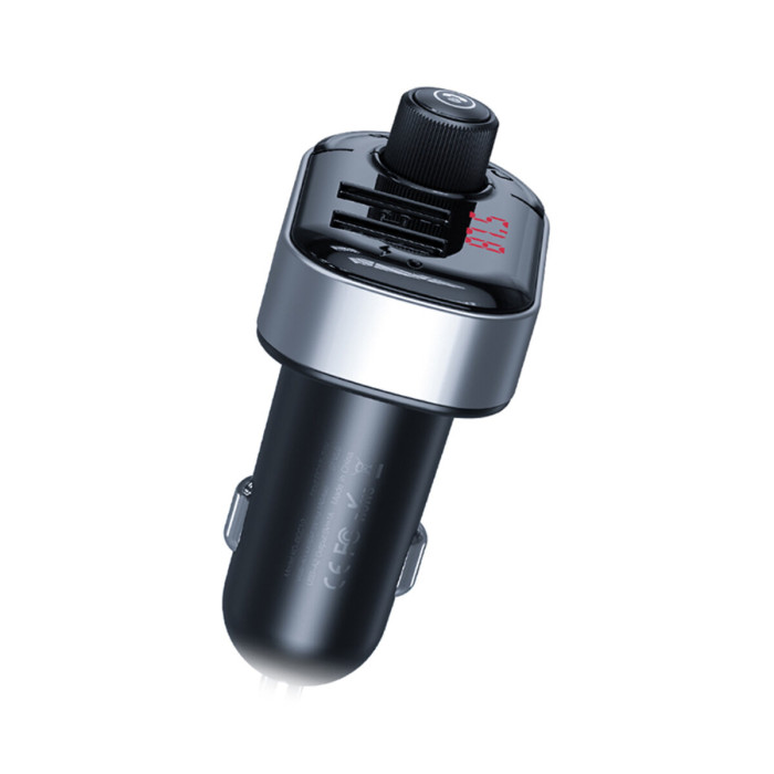 FM-трансмітер XO BCC10 Smart Bluetooth+MP3 чорний