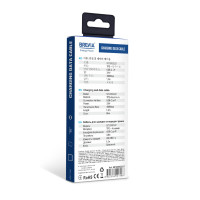 Кабель Brevia Type-C to Lightning 30W 1,2м, синій box (52120UCLC1)
