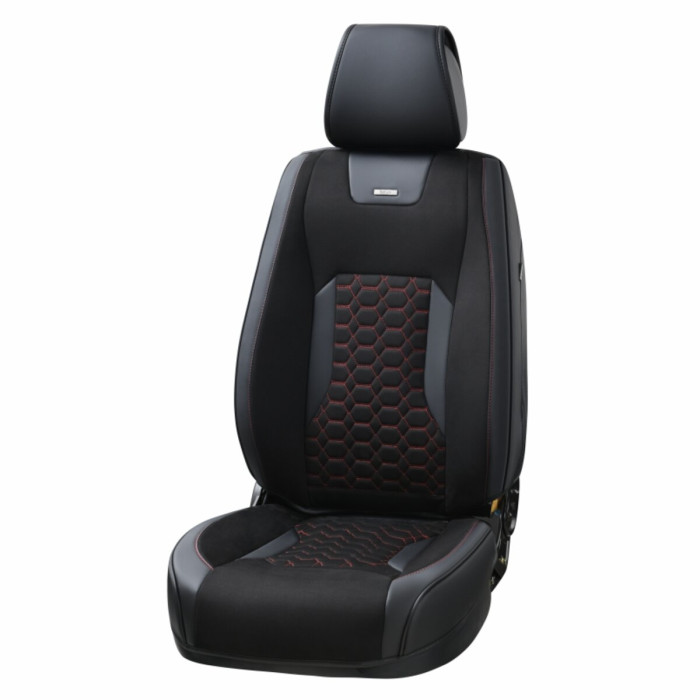 Комплект, 3D чохли для сидінь Beltex Montana, black-red