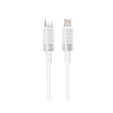 Кабель XO Brushed Silicone Type-C to Lightning 30W 1м білий