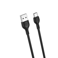 Кабель XO USB to Type-C 2,1А 1м чорний (XO-NB200C-Black)