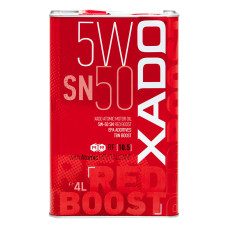Моторне масло Xado Atomic Oil Red Boost 5W-50 4л