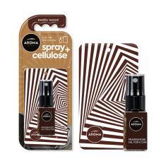Ароматизатор Aroma Car Spray 20мл & Cellulose - Exotic Wood для салону авто