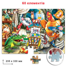 Дитячий пазл "Казка про розумне мишеня"Енергія Плюс 83873 на 60 елементів Энергия Плюс