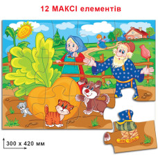 Дитячі пазли "Ріпка" 82074 на 12 деталей Энергия Плюс