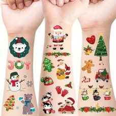 Набір дитячих тимчасових тату "Різдво та Новий рік № 1" tattoo-mini-set-cmas-30-1 Fresh Tattoo