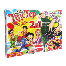 Гра для підлоги Твістер + настільна Твістерок 4423, 2в1 Danko Toys