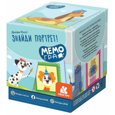 Настільна гра МЕМО «Знайди портрет» 1349003 50 карток Ranok Creative