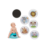Наклейки для привчання дитини до горщика "Тварини" MGZ-0721, 5 штук Mega Zayka