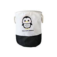 Кошик для іграшок та білизни "Hello cute animals Пінгвін" MGZ-1006(Black) 35 х 40 см Mega Zayka