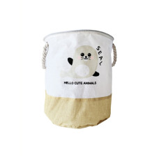 Кошик для іграшок та білизни "Hello cute animals Кіт" MGZ-1006(Gold) 35 х 40 см Mega Zayka