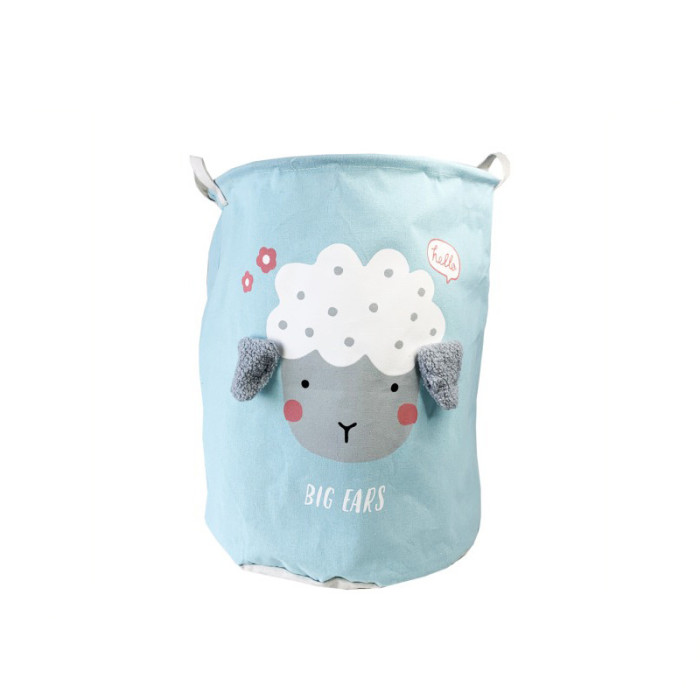 Кошик для іграшок та білизни "Big ears Овечка" MGZ-1009(Blue) 50 х 40 см Mega Zayka