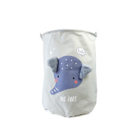 Кошик для іграшок та білизни "Big ears Слоник" MGZ-1009(Grey) 50 х 40 см Mega Zayka