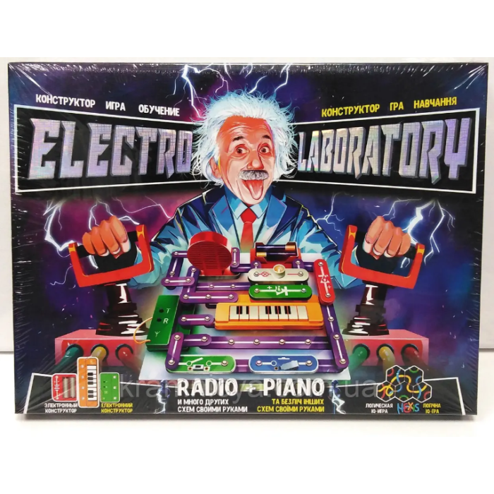 Електронний конструктор "Electro Laboratory. Radio+Piano" Danko Toys ELab-01-03 Radio+Piano Danko Toys
