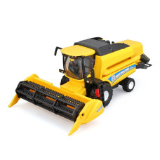 Автомодель Зернозбиральний комбайн "New Holland TC5.90" Bburago 18-31721 із зерновою жниваркою Bburago