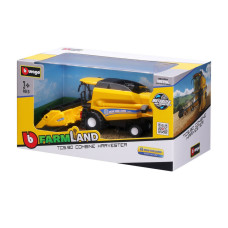Автомодель Зернозбиральний комбайн "New Holland TC5.90" Bburago 18-31721 із зерновою жниваркою Bburago