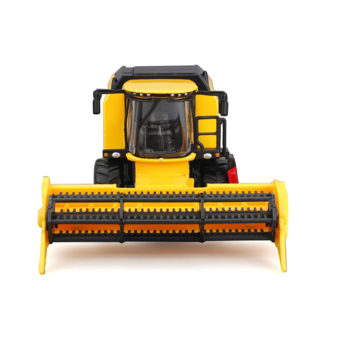 Автомодель Зернозбиральний комбайн "New Holland TC5.90" Bburago 18-31721 із зерновою жниваркою Bburago