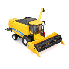 Автомодель Зернозбиральний комбайн "New Holland TC5.90" Bburago 18-31721 із зерновою жниваркою Bburago
