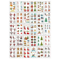 Набір дитячих тимчасових тату "Різдво та Новий рік №2" tattoo-mini-set-cmas-30-2 Fresh Tattoo