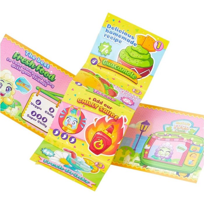 Ігровий набір Фургончик з Їжею Moji Pops PMPSB216IN80 (2 фігурки, аксесуари) Moji Pops