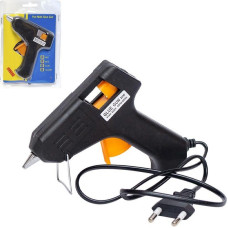 Пістолет для сухого клею "Glue Gun" JQ2032-20W, D-0,7 см, чорний Bambi