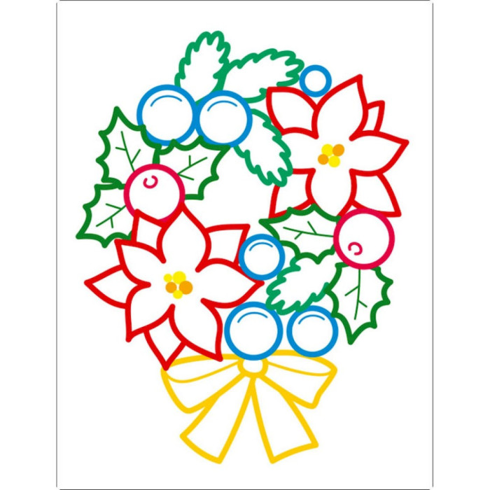 Дитяча книжка-розмальовка "Солодкі свята" 18713 з кольоровим контуром Ranok Creative