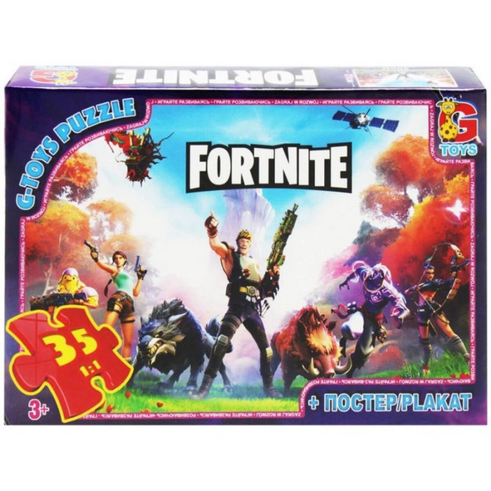 Дитячий пазл класичний "Fortnite" FN53 постер 35 елементів G-Toys