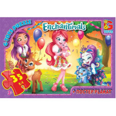 Дитячий пазл класичний "Enchantimals" EA212 постер 35 елементів G-Toys