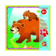 Дитячий пазл "Лісові мешканці" LR05, 20 елементів 20 х 21 см G-Toys