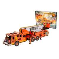 Дерев'яний 3D конструктор "Пожежна машина" Puz-00921, 318 деталей          PuzzleOK