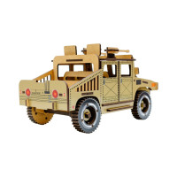 Дерев'яний 3D конструктор "Humvee" Puz-00927, 100 деталей                                                                   PuzzleOK
