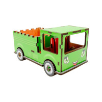 Дитячий дерев'яний 3D конструктор "Вантажівка" Puz-00929, 37 деталей PuzzleOK