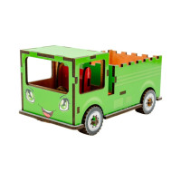 Дитячий дерев'яний 3D конструктор "Вантажівка" Puz-00929, 37 деталей PuzzleOK